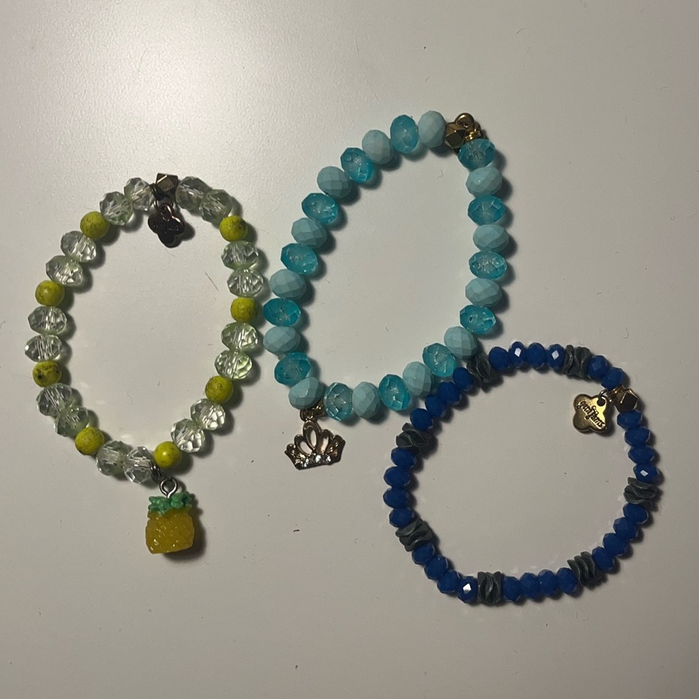 Ermish Gem Jams Lot Of 3 Children’s Bracelets